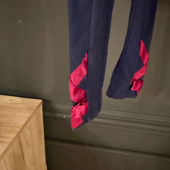 Janie and Jack • 2T • Navy Ballerina Legging Ribbon Detail - Picture 7 of 8